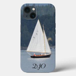 Sailboat auf dem See Initials Case-Mate iPhone Hülle