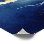 Sailboat Bay Poster (Ecke)