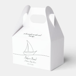 Sailboat Beach Thema Christliche Babydusche Geschenkschachtel