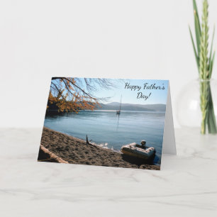 Sailboat Beach Vatertag Card Karte