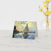 Sailboat bei Petit Gennevilliers Karte (Gelbe Blume)