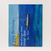 Sailboat Birthday Card Puzzle (Vertikal)
