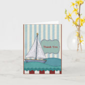 Sailboat Birthday Karte (Gelbe Blume)