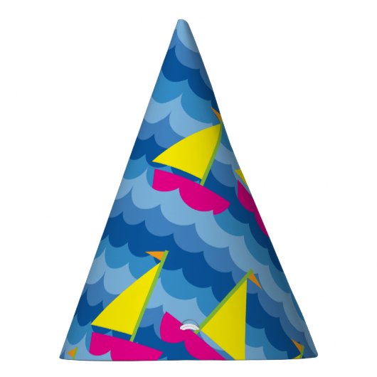 Sailboat Birthday Party Partyhütchen (Rechts)