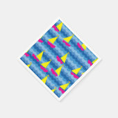 Sailboat Birthday Party Serviette (Ecke)
