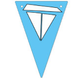 Sailboat Birthday Party Wimpelkette (Zweite Fahne)