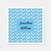 Sailboat Birthday Serviette (Vorderseite)