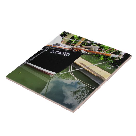 Sailboat Bow Sprit on CeramicTile Fliese (Seite)