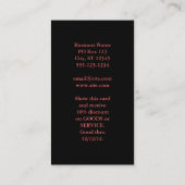 Sailboat Business Card Visitenkarte (Rückseite)