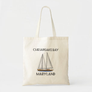 Sailboat Chesapeake Bay Maryland Tragetasche
