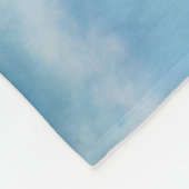 SailBoat & Clouds Fleece Blanket (Ecke)