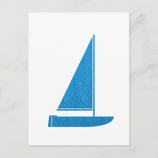 SailBOAT Club Geschenke Segelboot ART NVN41 navinJ Postkarte (Vorderseite)