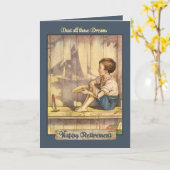 Sailboat Dreams Retirement Karte (Gelbe Blume)