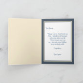 Sailboat Dreams - with Verse - Retirement Karte (Innenseite)