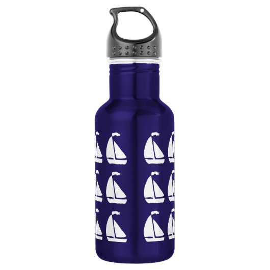 Sailboat Edelstahlflasche (Rückseite)