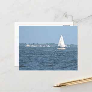 Sailboat Foto Postcard Postkarte