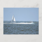 Sailboat Foto Postcard Postkarte (Vorderseite)