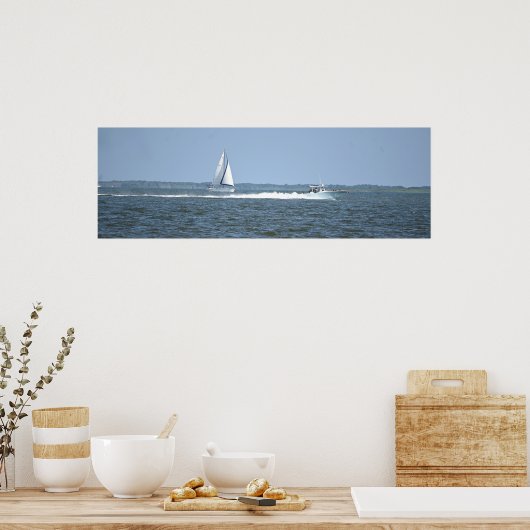 Sailboat Foto Poster (Küche)
