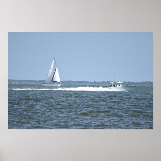 Sailboat Foto Poster (Vorne)