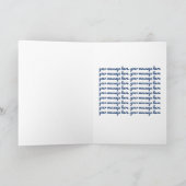 Sailboat Frohes Father's Day Card Karte (Innenseite)