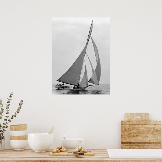 Sailboat Hawk 1891 Poster (Küche)