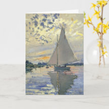 Sailboat in Le Petit-Gennevilliers von Claude Mone