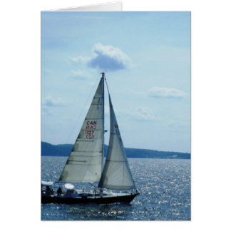 "Sailboat, Lake Champlain"