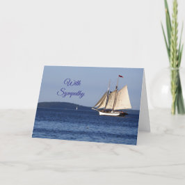 Sailboat Lake Michigan Beileid Karte