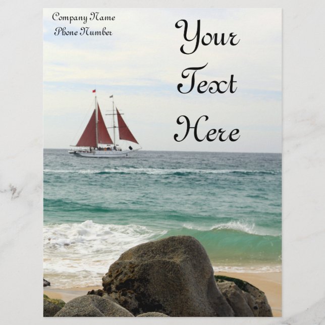 Sailboat Letterhead (Vorderseite)