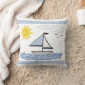 Sailboat Linen Kissen (Decke)