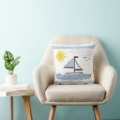 Sailboat Linen Kissen (Stuhl )
