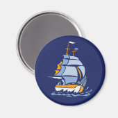 Sailboat-Magnet, kundenspezifisch Magnet (Vorderseite/Rückseite)