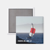 Sailboat - Marina Del Rey, CA Magnet (Vorderseite/Rückseite)