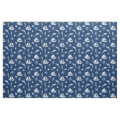 Sailboat & Marine Life Muster Fabric Stoff (Fat Quarter (45,7 x 55,9 cm))