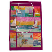 Sailboat mittlere geschenktüte (Vorderseite)
