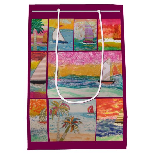 Sailboat mittlere geschenktüte (Rückseite)