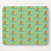 Sailboat Modern Mousepad (Vorne)