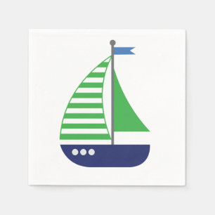 Sailboat Napkins Serviette