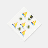 Sailboat Napkins Serviette (Ecke)