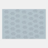 Sailboat Nautic Birthday I Geschenkpapier Set (Vorderseite 3)