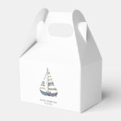 Sailboat Nautic Birthday I Geschenkschachtel (Vorderseite)
