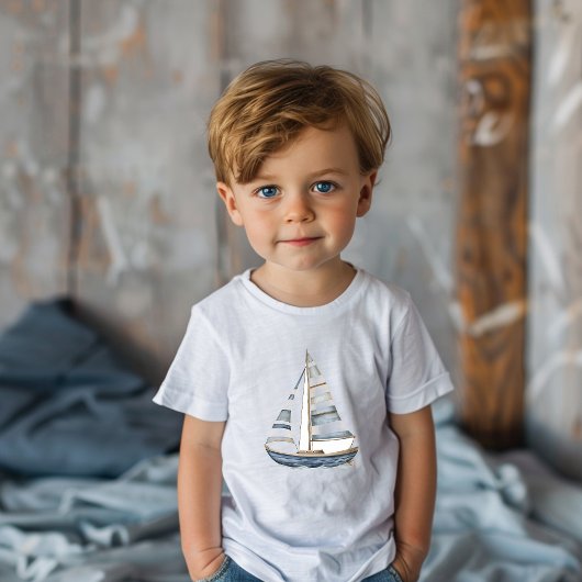 Sailboat Nautic Birthday I Kleinkind T-shirt