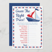 Sailboat Nautical rät den richtigen Preis Baby Gam (Vorne/Hinten)