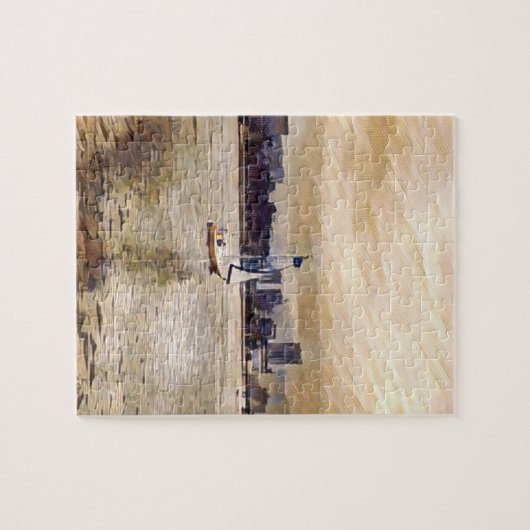 Sailboat Navy Yard Bronze blau Puzzle (Horizontal)