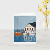 Sailboat Notecard Karte (Gelbe Blume)