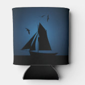 Sailboat Ocean Blue Quote Dosenkühler (Rückseite)