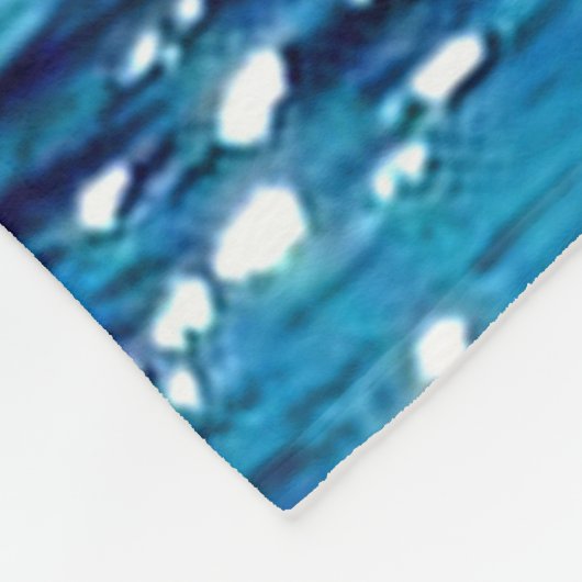Sailboat Ocean Sunset Fleecedecke (Ecke)