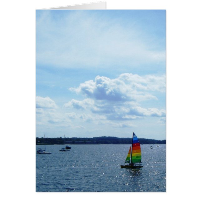"Sailboat on Lake Champlain" (Vorne)