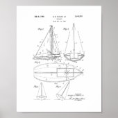Sailboat-Patent Poster (Vorne)