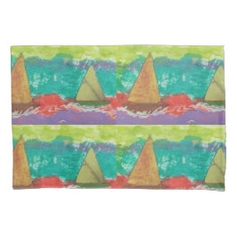 Sailboat Pillowcase Kissenbezug